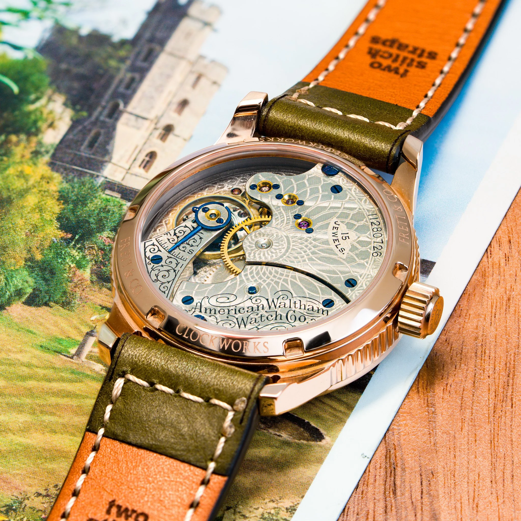 Waltham pocket watch conversion — Frett & Co Clockworks
